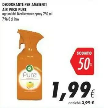 Coop Air wick Deodorante Per Ambienti Pure offerta