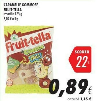 Coop Fruit-tella Caramelle Gommose offerta
