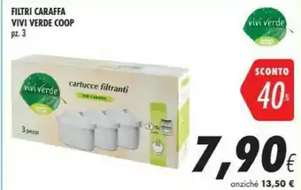 Coop Vivi verde coop Filtri Caraffa offerta