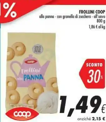 Coop Coop - Frollini All'Uovo 800 G(ml) offerta
