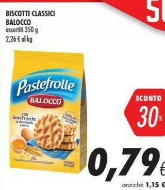 Coop Balocco Biscotti Classici offerta
