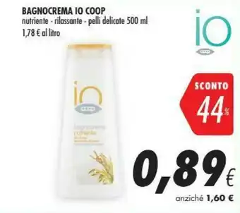 Coop Coop Io Bagnocrema Nutriente/ Rilassante/ Pelli Delicate offerta