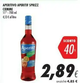 Coop Ciemme Aperitivo Aperitif Sprizz offerta