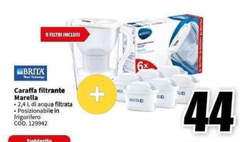 Caraffa filtrante Marella