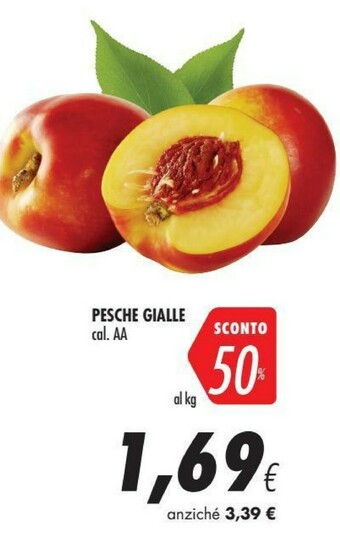 Coop Pesche Gialle offerta