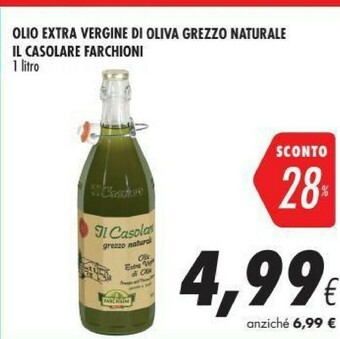 Coop Farchioni Olio Extra Vergine Di Oliva Il Casolare Grezzo Naturale Biologico offerta