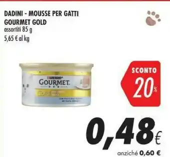 Coop Purina Dadini - Mousse Per Gatti Gourmet Gold offerta