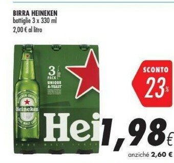 Coop Heineken Birra offerta