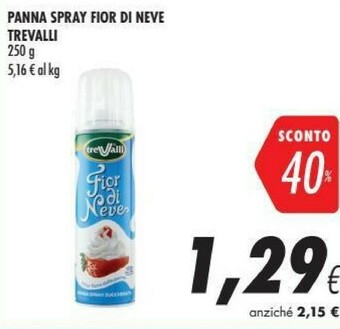 Neve Trevalli - Fior Di Panna Spray