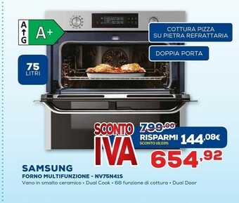 Euronics Samsung Forno Multifunzione NV75N41S offerta
