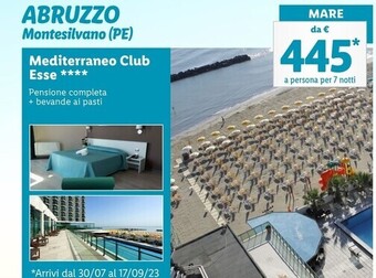 Lidl Mediterraneo club esse offerta