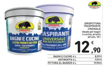 Spazio Conad IDROPITTURA TRASPIRANTE CINGHIALE 10 L offerta
