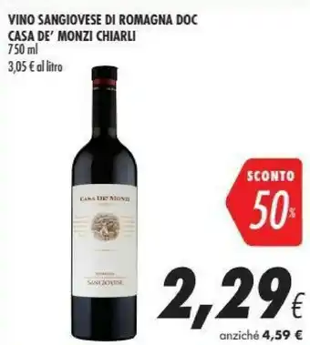 Casa De Monzi Chiarli Vino Sangiovese Di Romagna Doc