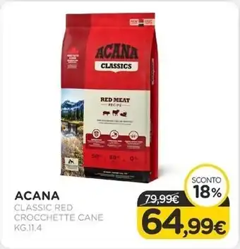 Arcaplanet Acana classic red crocchette cane kg.11.4 offerta