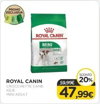 Arcaplanet Royal canin crocchette cane kg.8 mini adult offerta