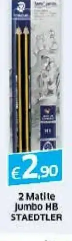 Galassia Staedtler 2 Matite Jumbo HB offerta