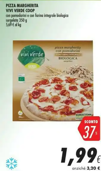 Coop Vivi verde coop Coop Vivi Verde Pizza Margherita Con Pomodorini E Con Farina Integrale Biologica offerta