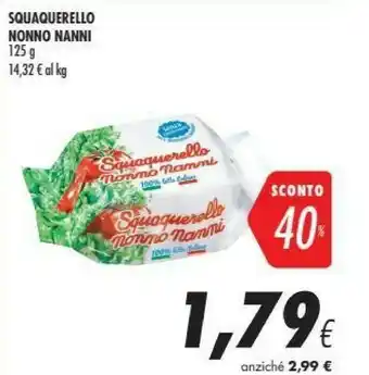 Coop Nonno Nanni Squaquerello 125 G offerta