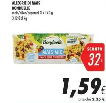 Coop Bonduelle Allegrie Di Mais offerta