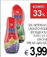 Pril gel detersivo lavastoviglie excellence