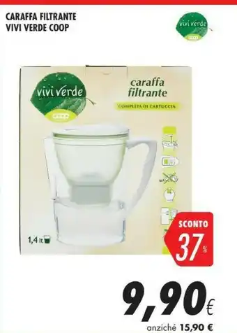 Coop Vivi verde coop Caraffa Filtrante offerta