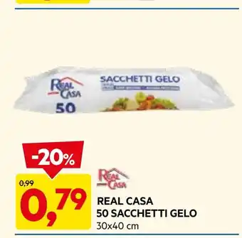 DPiù Real casa 50 sacchetti gelo offerta
