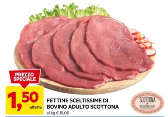 DPiù Fettine sceltissime di bovino adulto scottona offerta