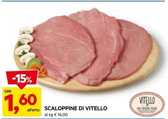 DPiù Scaloppine di vitello offerta