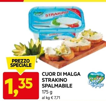 DPiù Cuor di malga strakino spalmabile offerta
