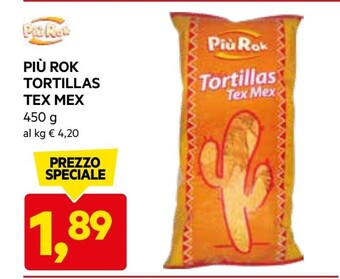 DPiù Più rok tortillas tex mex offerta