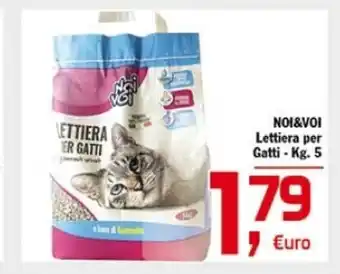 Noi & voi lettiera per gatti 5kg