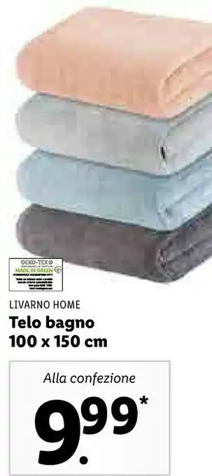 Lidl Telo Bagno offerta
