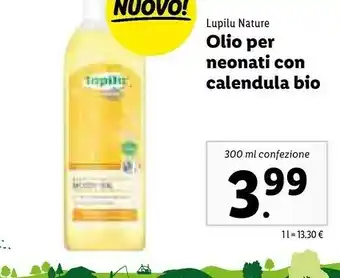 Lidl Olio Per Neonati Con Calendula Bio offerta