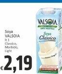 Paghi Poco Valsoia soya offerta