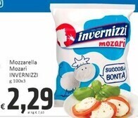 Paghi Poco Invernizzi mozzarella mozari offerta