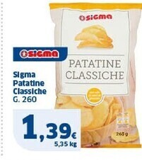 Sigma Sigma patatine classiche offerta