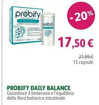 Lloyds Farmacia Probify Daily Balance 15 Capsule offerta
