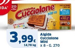 Sigma Algida cucciolone mini offerta