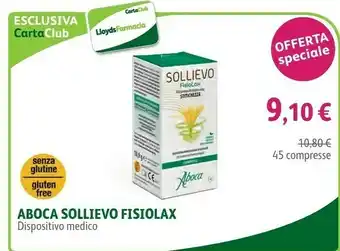 Lloyds Farmacia Aboca Sollievo Fisiolax 45 Compresse offerta