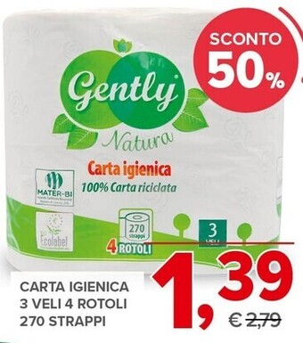 Todis Gently carta igienica offerta