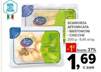 Todis Colle maggio scamorza affumicata bastoncini chicche offerta