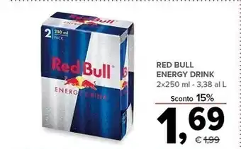 Todis Red bull energy drink offerta