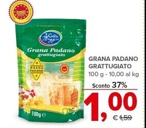 Todis Colle maggio grana padano grattugiato offerta