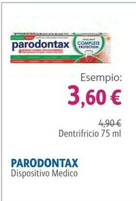 Parodontax Dentifricio