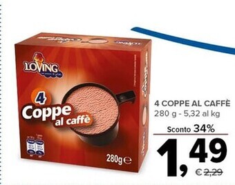 Loving 4 coppe al caffè