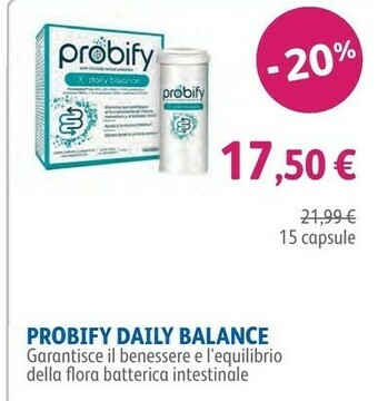 Lloyds Farmacia Probify Daily Balance 15 Capsule offerta