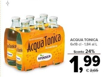 Todis Spinner acqua tonica offerta