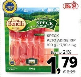 Todis Casa bonelli speck alto adige igp offerta