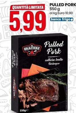 Eurospin Il braciere pulled pork offerta