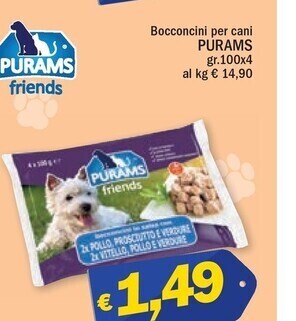 Purams - bocconcini per cani